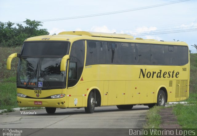 Viação Nordeste 1480 na cidade de Natal, Rio Grande do Norte, Brasil, por Danilo Vitorino Lopes. Número da foto: #4111579.