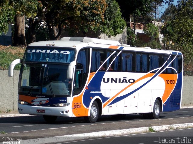 Expresso União 10183 na cidade de Belo Horizonte, Minas Gerais, Brasil, por Lucas Leite. Número da foto: #4112935.