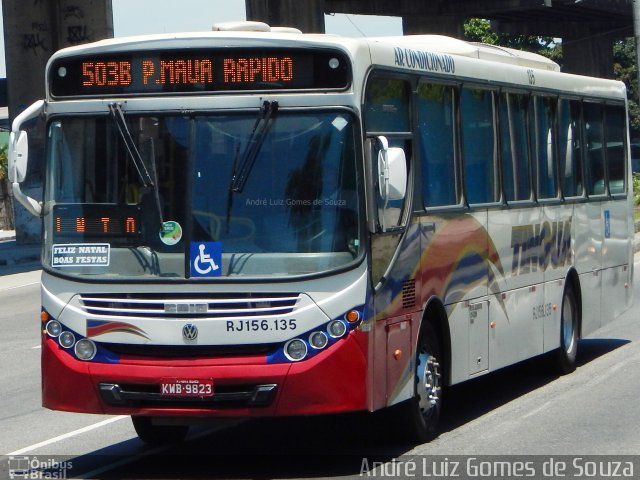 Transportadora Tinguá RJ 156.135 na cidade de Rio de Janeiro, Rio de Janeiro, Brasil, por André Luiz Gomes de Souza. Número da foto: #4112826.