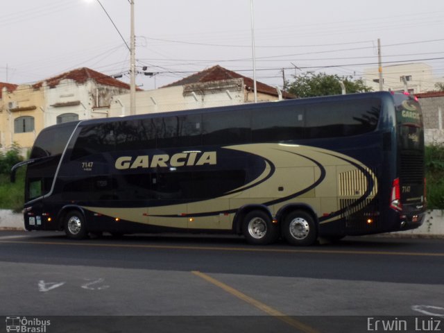 Viação Garcia 7147 na cidade de Ribeirão Preto, São Paulo, Brasil, por Erwin  Luiz. ID da foto: 4112511.