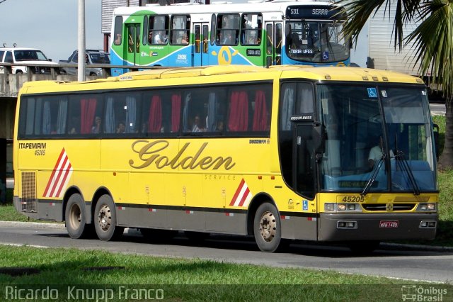 Viação Itapemirim 45205 na cidade de Vitória, Espírito Santo, Brasil, por Ricardo  Knupp Franco. Número da foto: #4112751.