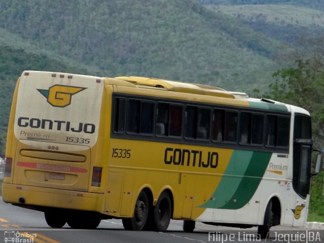 Empresa Gontijo de Transportes 15335 na cidade de Jequié, Bahia, Brasil, por Filipe Lima. Número da foto: #4114144.