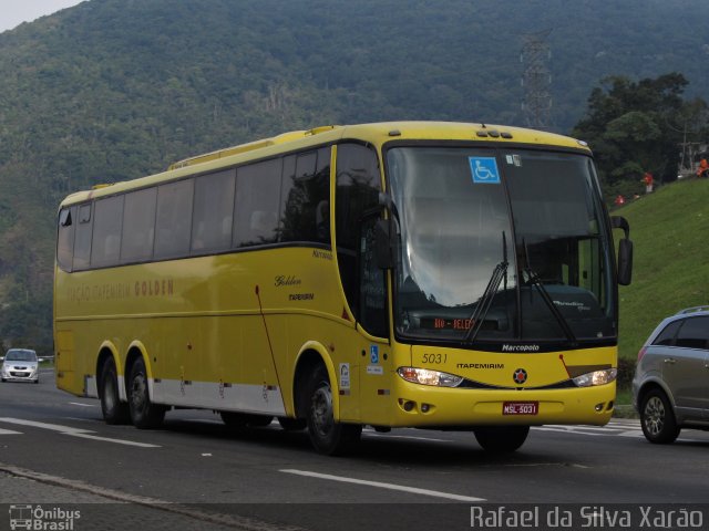 Viação Itapemirim 5031 na cidade de Petrópolis, Rio de Janeiro, Brasil, por Rafael da Silva Xarão. ID da foto: 4114959.