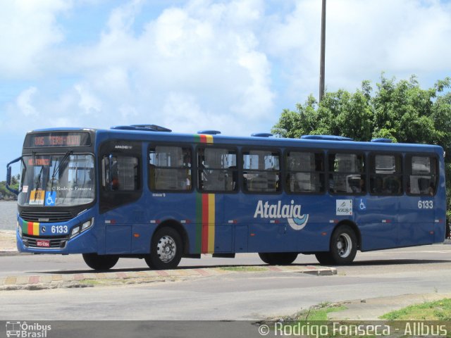 Viação Atalaia Transportes 6133 na cidade de Aracaju, Sergipe, Brasil, por Rodrigo Fonseca. Número da foto: #4113826.