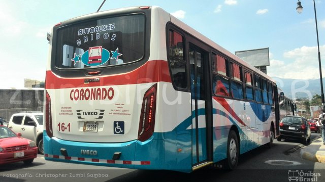 Transportes Coronado 16-1 na cidade de , por Christopher Gamboa. Número da foto: #4113540.