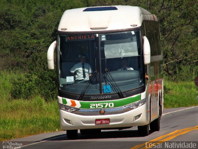 Empresa Gontijo de Transportes 21570 na cidade de Mariana, Minas Gerais, Brasil, por César Natividade. Número da foto: #4114708.