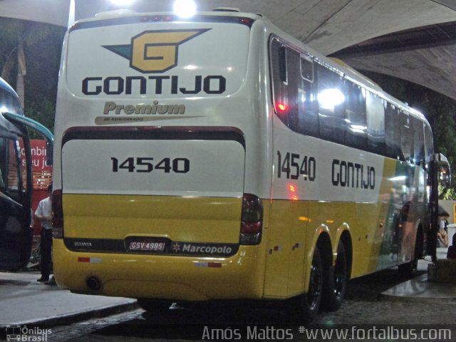 Empresa Gontijo de Transportes 14540 na cidade de Fortaleza, Ceará, Brasil, por Amós  Mattos. Número da foto: #4113517.
