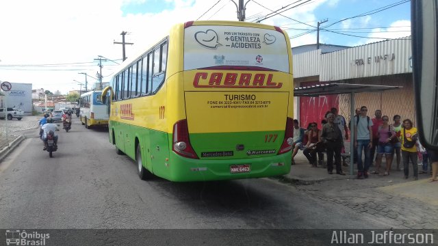 Expresso Cabral 177 na cidade de Natal, Rio Grande do Norte, Brasil, por Allan Jefferson. ID da foto: 4113280.