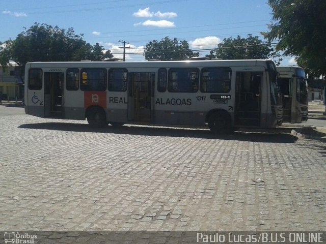 Real Alagoas de Viação 1317 na cidade de Maceió, Alagoas, Brasil, por Paulo Lucas. Número da foto: #4114904.