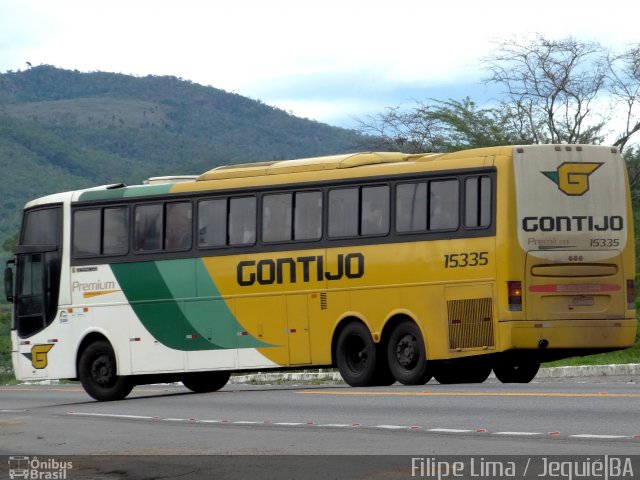 Empresa Gontijo de Transportes 15335 na cidade de Jequié, Bahia, Brasil, por Filipe Lima. ID da foto: 4114132.