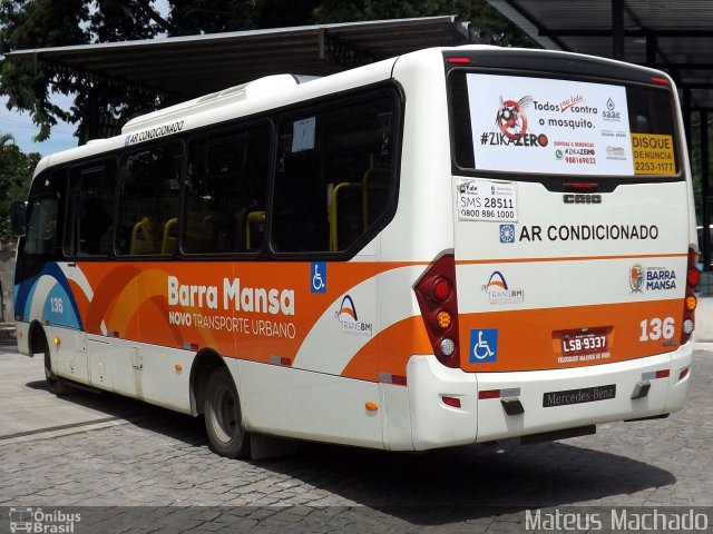Colitur Transportes Rodoviários 136 na cidade de Barra Mansa, Rio de Janeiro, Brasil, por Mateus Machado. Número da foto: #4113101.