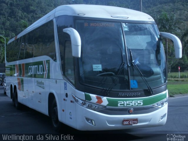 Empresa Gontijo de Transportes 21565 na cidade de Viana, Espírito Santo, Brasil, por Wellington  da Silva Felix. Número da foto: #4160299.