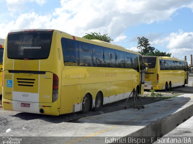 Viação Itapemirim 48109 na cidade de Feira de Santana, Bahia, Brasil, por Gabriel Bispo. Número da foto: #4160402.
