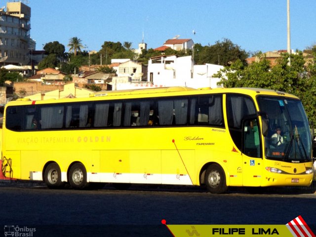 Viação Itapemirim 5541 na cidade de Jequié, Bahia, Brasil, por Filipe Lima. ID da foto: 4160350.