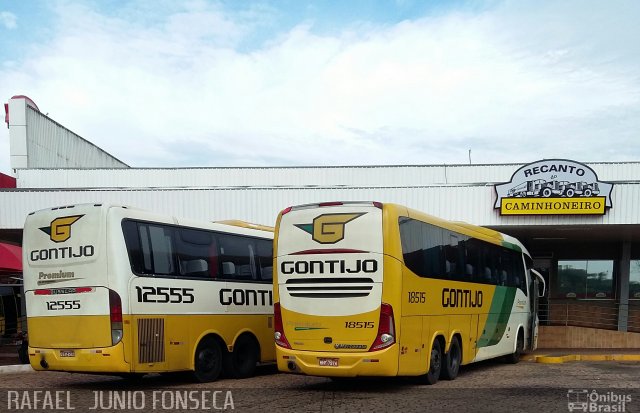 Empresa Gontijo de Transportes 18515 na cidade de Ribeirão Preto, São Paulo, Brasil, por RAFAEL  JUNIO FONSECA. Número da foto: #4159207.