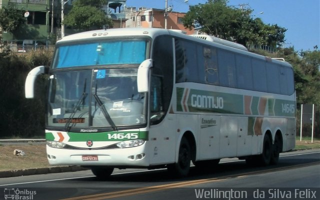 Empresa Gontijo de Transportes 14645 na cidade de Serra, Espírito Santo, Brasil, por Wellington  da Silva Felix. ID da foto: 4180496.