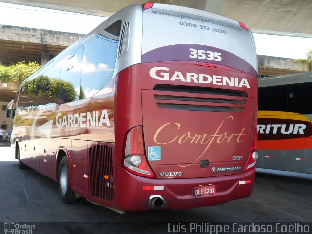 Expresso Gardenia 3535 na cidade de Belo Horizonte, Minas Gerais, Brasil, por Luis Philippe Cardoso Coelho. ID da foto: 4179724.