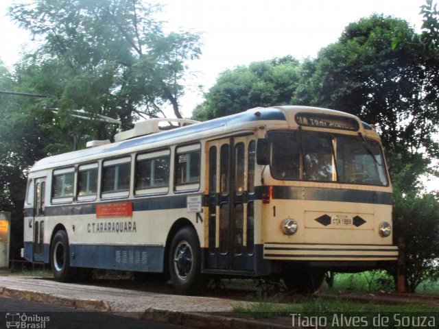 CTA - Companhia Tróleibus Araraquara 1 na cidade de Araraquara, São Paulo, Brasil, por Tiago Alves de Souza. Número da foto: #4180232.