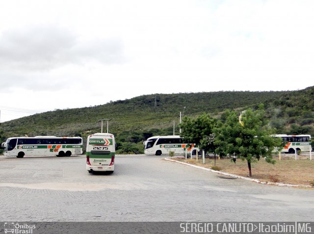 Empresa Gontijo de Transportes Frota na cidade de Itaobim, Minas Gerais, Brasil, por Sérgio Augusto Braga Canuto. ID da foto: 4182980.