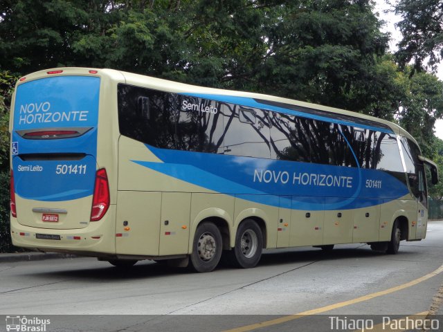 Viação Novo Horizonte 501411 na cidade de São Paulo, São Paulo, Brasil, por Thiago  Pacheco. ID da foto: 4181750.