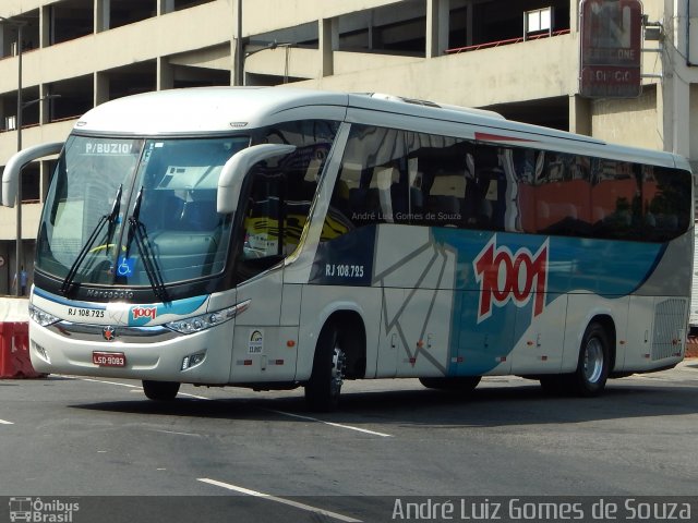 Auto Viação 1001 RJ 108.725 na cidade de Rio de Janeiro, Rio de Janeiro, Brasil, por André Luiz Gomes de Souza. Número da foto: #4183279.