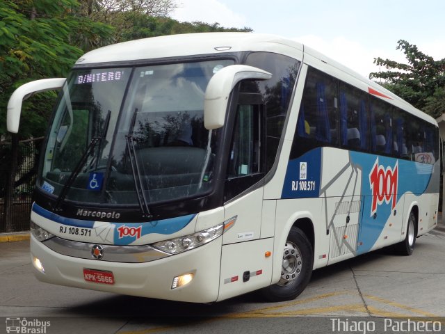 Auto Viação 1001 RJ 108.571 na cidade de São Paulo, São Paulo, Brasil, por Thiago  Pacheco. ID da foto: 4181749.