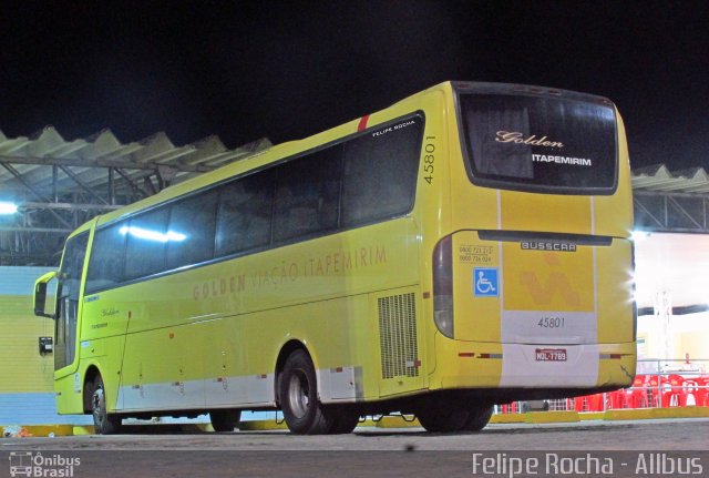 Viação Itapemirim 45801 na cidade de Messias, Alagoas, Brasil, por Felipe Rocha. Número da foto: #4185317.