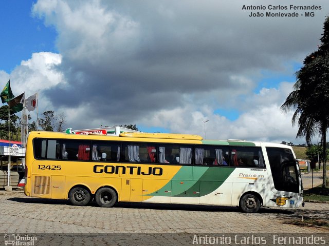 Empresa Gontijo de Transportes 12425 na cidade de João Monlevade, Minas Gerais, Brasil, por Antonio Carlos Fernandes. ID da foto: 4184056.