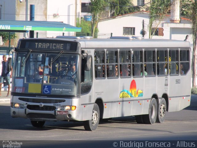 Viação Cidade de Maceió 5603 na cidade de Maceió, Alagoas, Brasil, por Rodrigo Fonseca. Número da foto: #4187568.