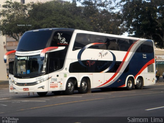 Vai-Vem Turismo 7700 na cidade de Vila Velha, Espírito Santo, Brasil, por Saimom  Lima. ID da foto: 4187190.