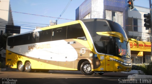 Viação São Gabriel 3020 na cidade de Vila Velha, Espírito Santo, Brasil, por Saimom  Lima. ID da foto: 4189743.