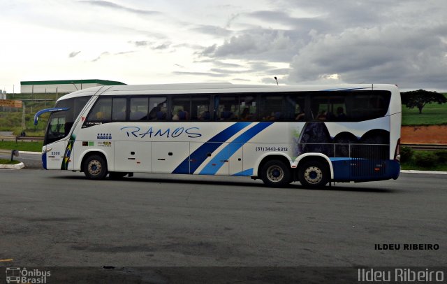 Ramos Turismo 3300 na cidade de Oliveira, Minas Gerais, Brasil, por Ildeu Ribeiro. ID da foto: 4188193.