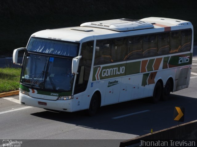 Empresa Gontijo de Transportes 21115 na cidade de Lavrinhas, São Paulo, Brasil, por Jhonatan Diego da Silva Trevisan. ID da foto: 4191569.