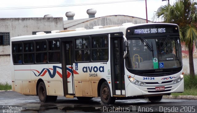 AVOA - Auto Viação Ourinhos Assis 34124 na cidade de Ourinhos, São Paulo, Brasil, por Cristiano Soares da Silva. Número da foto: #4190350.