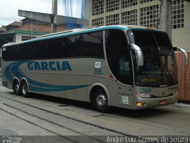 Viação Garcia 7460 na cidade de Rio de Janeiro, Rio de Janeiro, Brasil, por André Luiz Gomes de Souza. Número da foto: #4191156.