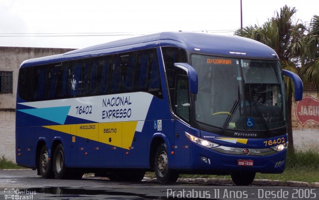 Nacional Expresso 76402 na cidade de Ourinhos, São Paulo, Brasil, por Cristiano Soares da Silva. ID da foto: 4190343.