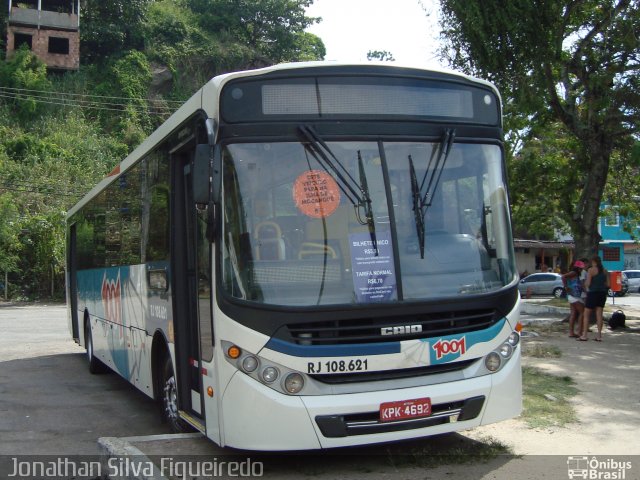 Auto Viação 1001 RJ 108.621 na cidade de Niterói, Rio de Janeiro, Brasil, por Jonathan Silva Figueiredo. ID da foto: 4192257.