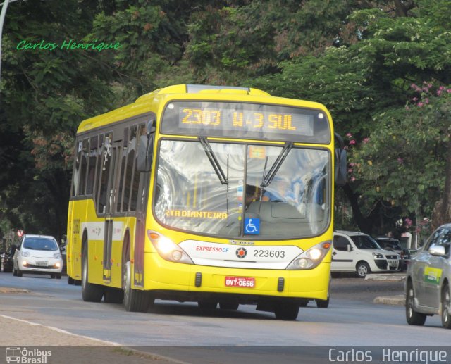 Viação Pioneira 223603 na cidade de Brasília, Distrito Federal, Brasil, por Carlos  Henrique. Número da foto: #4192733.