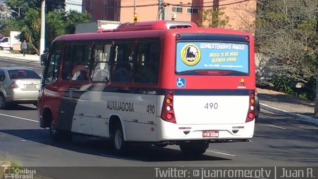 ATL - Associação dos Transportadores de Passageiros por Lotação 490 na cidade de Porto Alegre, Rio Grande do Sul, Brasil, por Juan Romero. ID da foto: 4192031.