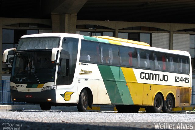 Empresa Gontijo de Transportes 12445 na cidade de Aracaju, Sergipe, Brasil, por Weiller Alves. ID da foto: 4193259.