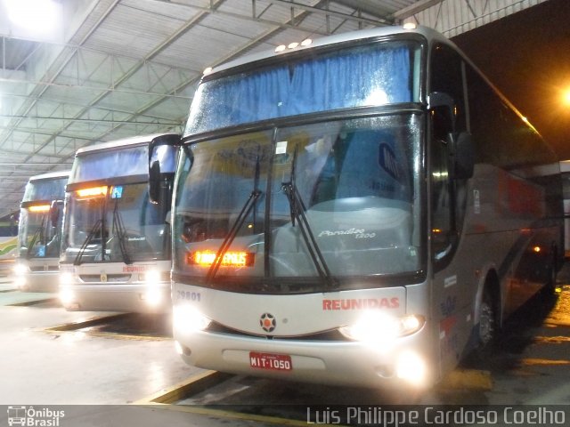 Reunidas Transportes Coletivos 29801 na cidade de Balneário Camboriú, Santa Catarina, Brasil, por Luis Philippe Cardoso Coelho. ID da foto: 4192605.