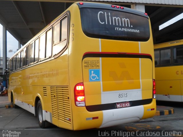 Viação Itapemirim 8515 na cidade de Rio de Janeiro, Rio de Janeiro, Brasil, por Luis Philippe Cardoso Coelho. Número da foto: #4194736.