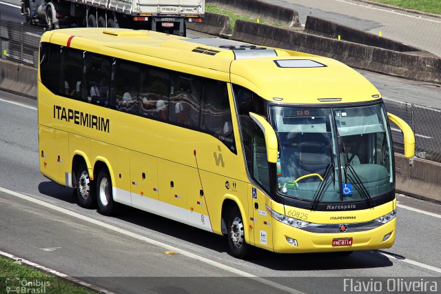 Viação Itapemirim 60825 na cidade de Resende, Rio de Janeiro, Brasil, por Flávio Oliveira. ID da foto: 4195309.