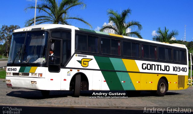 Empresa Gontijo de Transportes 10340 na cidade de Perdões, Minas Gerais, Brasil, por Andrey Gustavo. ID da foto: 4196147.