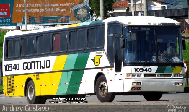 Empresa Gontijo de Transportes 10340 na cidade de Perdões, Minas Gerais, Brasil, por Andrey Gustavo. ID da foto: 4196199.