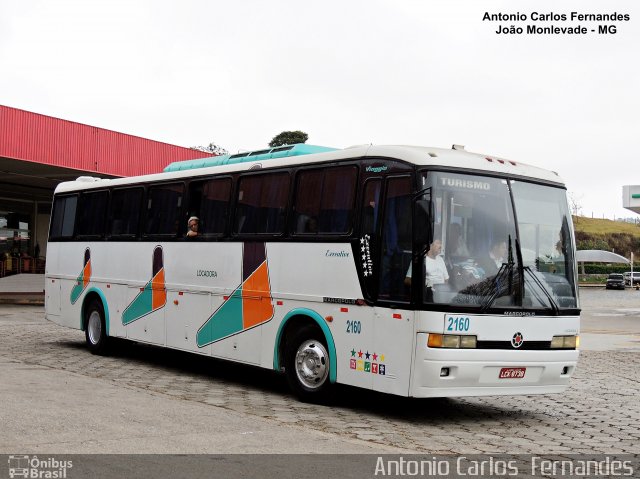 Ônibus Particulares 2160 na cidade de João Monlevade, Minas Gerais, Brasil, por Antonio Carlos Fernandes. Número da foto: #4195020.