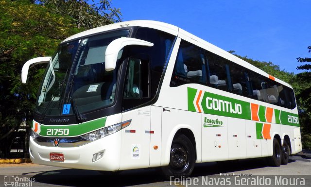 Empresa Gontijo de Transportes 21750 na cidade de São Paulo, São Paulo, Brasil, por Felipe Navas Geraldo Moura . Número da foto: #4195012.