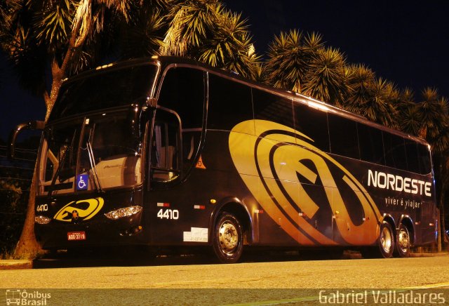 Expresso Nordeste 4410 na cidade de Curitiba, Paraná, Brasil, por Gabriel Valladares. Número da foto: #4198378.