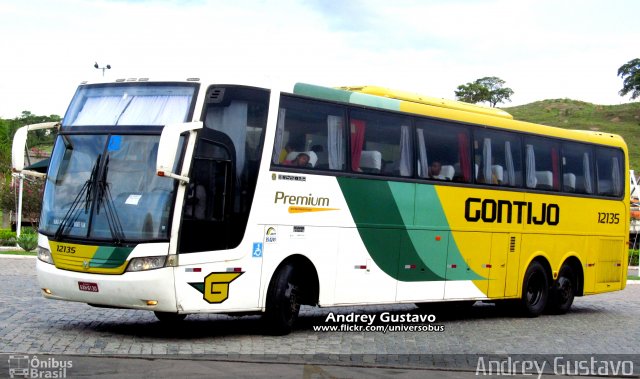 Empresa Gontijo de Transportes 12135 na cidade de Perdões, Minas Gerais, Brasil, por Andrey Gustavo. ID da foto: 4197945.