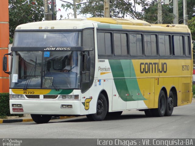 Empresa Gontijo de Transportes 15710 na cidade de Vitória da Conquista, Bahia, Brasil, por Ícaro Chagas. ID da foto: 4200007.